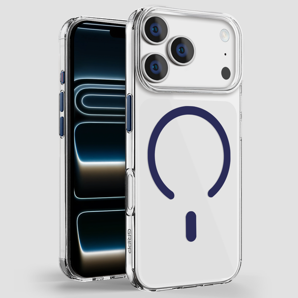 ZEENICS Clear Xtreme Apple iPhone 17 Pro MagSafe Case with 8ft Drop Tested - Blue