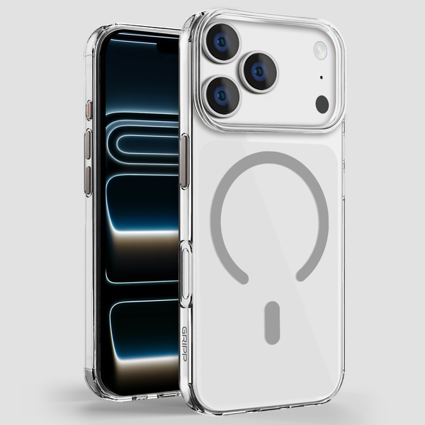 ZEENICS Clear Xtreme Apple iPhone 17 Pro MagSafe Case with 8ft Drop Tested - Grey