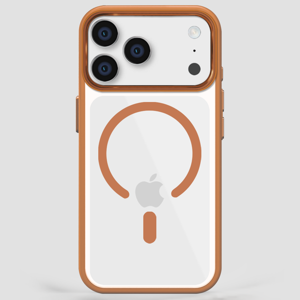 ZEENICS Clarion Apple iPhone 17 Pro MagSafe Case with 8ft Drop Tested - Orange